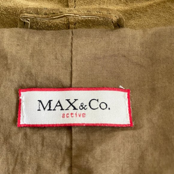 SOLD - Max & Co - Suede/Leather Jacket sz 8 - Picture 2 of 7